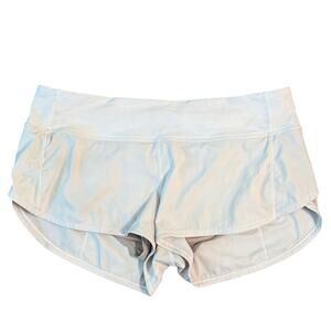 Lululemon Women’s Speed Up Short Low Rise 2.5” Swift Run Athletic White Size 8